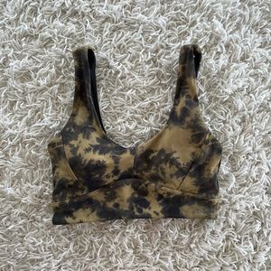 Tie dye sports bra